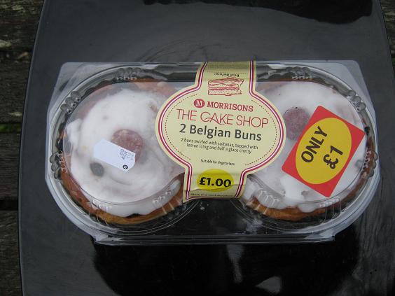  Belgian Buns from Morrisons, reviewed 12th November 2009